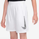 Nike Boys Swoosh Mesh Shorts - White