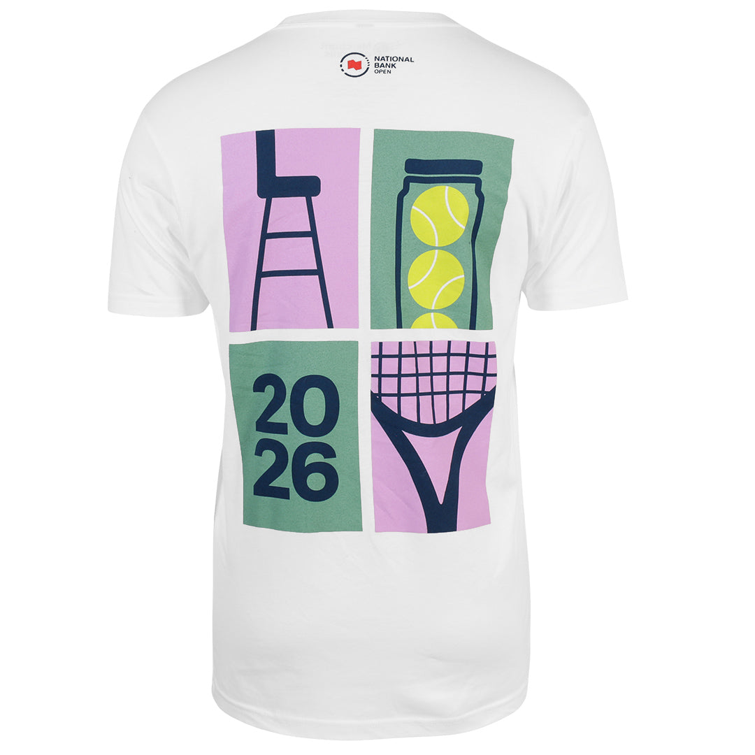 NBO Toronto Four Square Tee - White