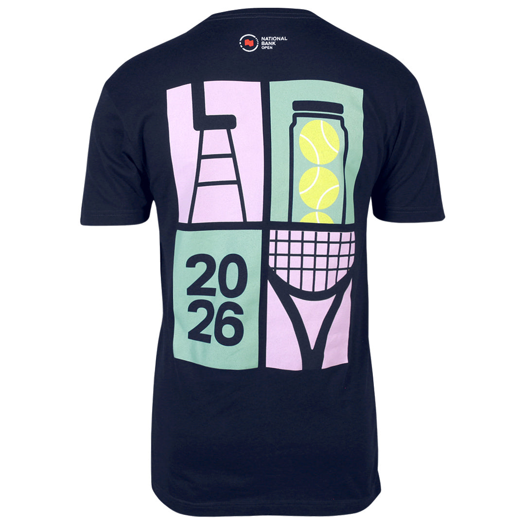 NBO Toronto Four Square Tee - Navy
