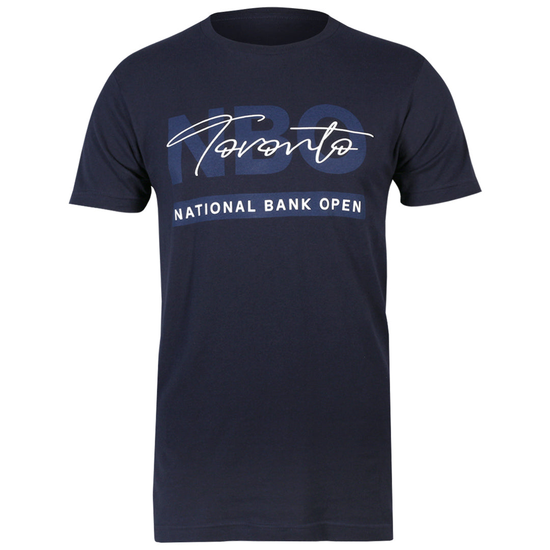 NBO Toronto Script Tee - Fine Navy
