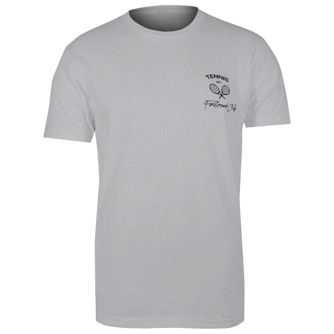 NBO Toronto Playground Club Crossed Racquet Tee - Heather Grey