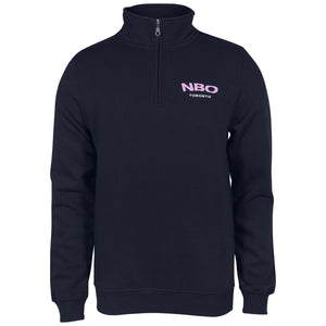 NBO Toronto Premium NBO Quarter Zip Sweater - Navy