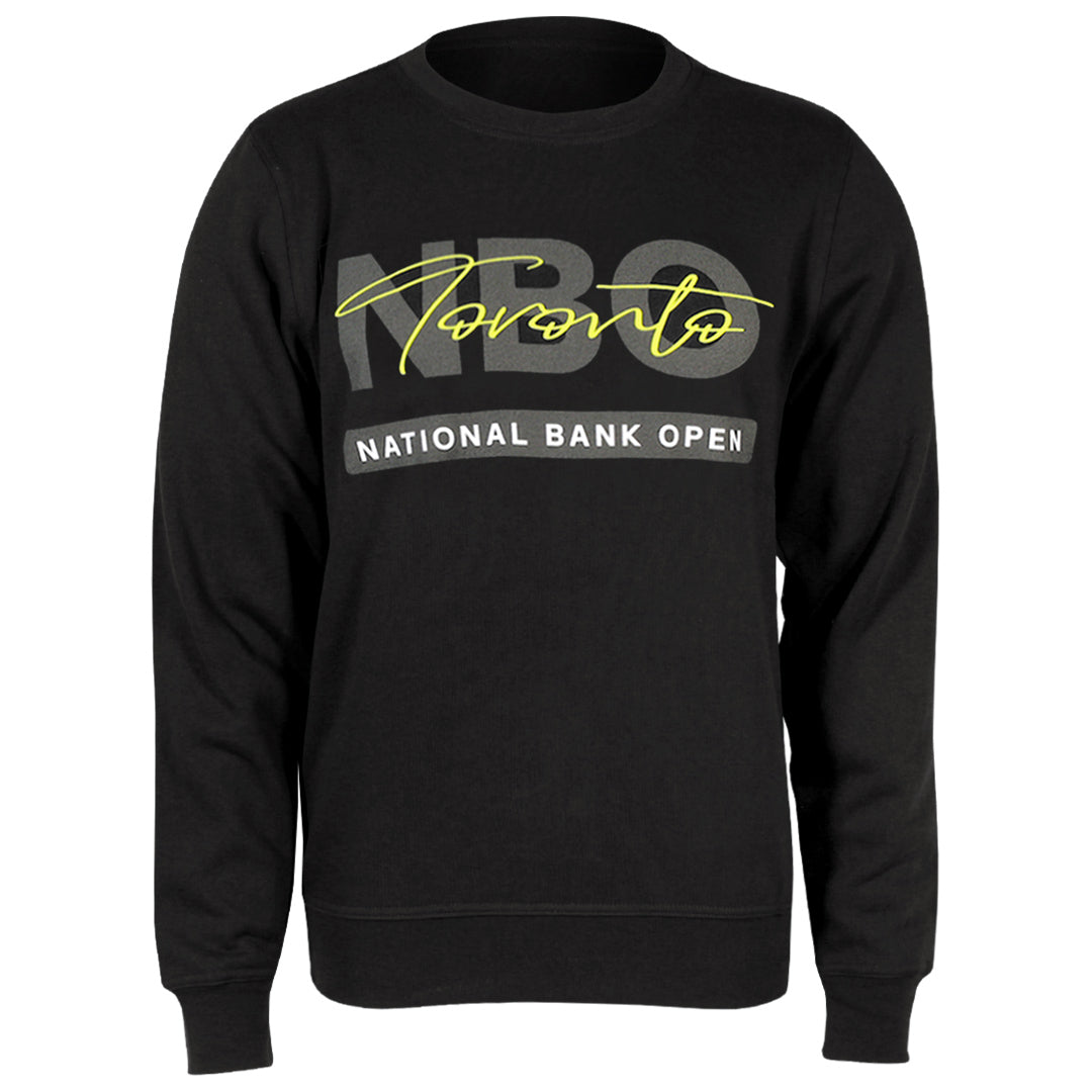 NBO Toronto NBO Script Crew Sweater - Black