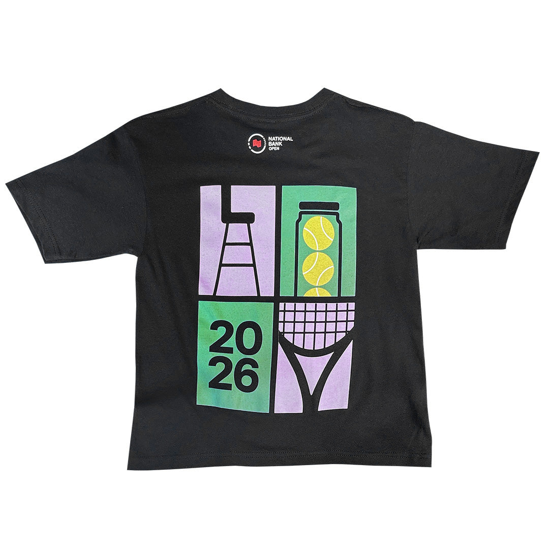 NBO Toronto Junior Four Square Tee - Black