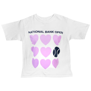 NBO Toronto Junior Hearts Tee - White