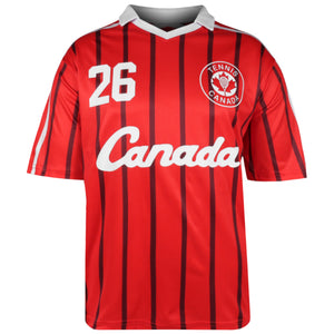 NBO Toronto Tennis Canada 26 Soccer Jersey Tee - Red
