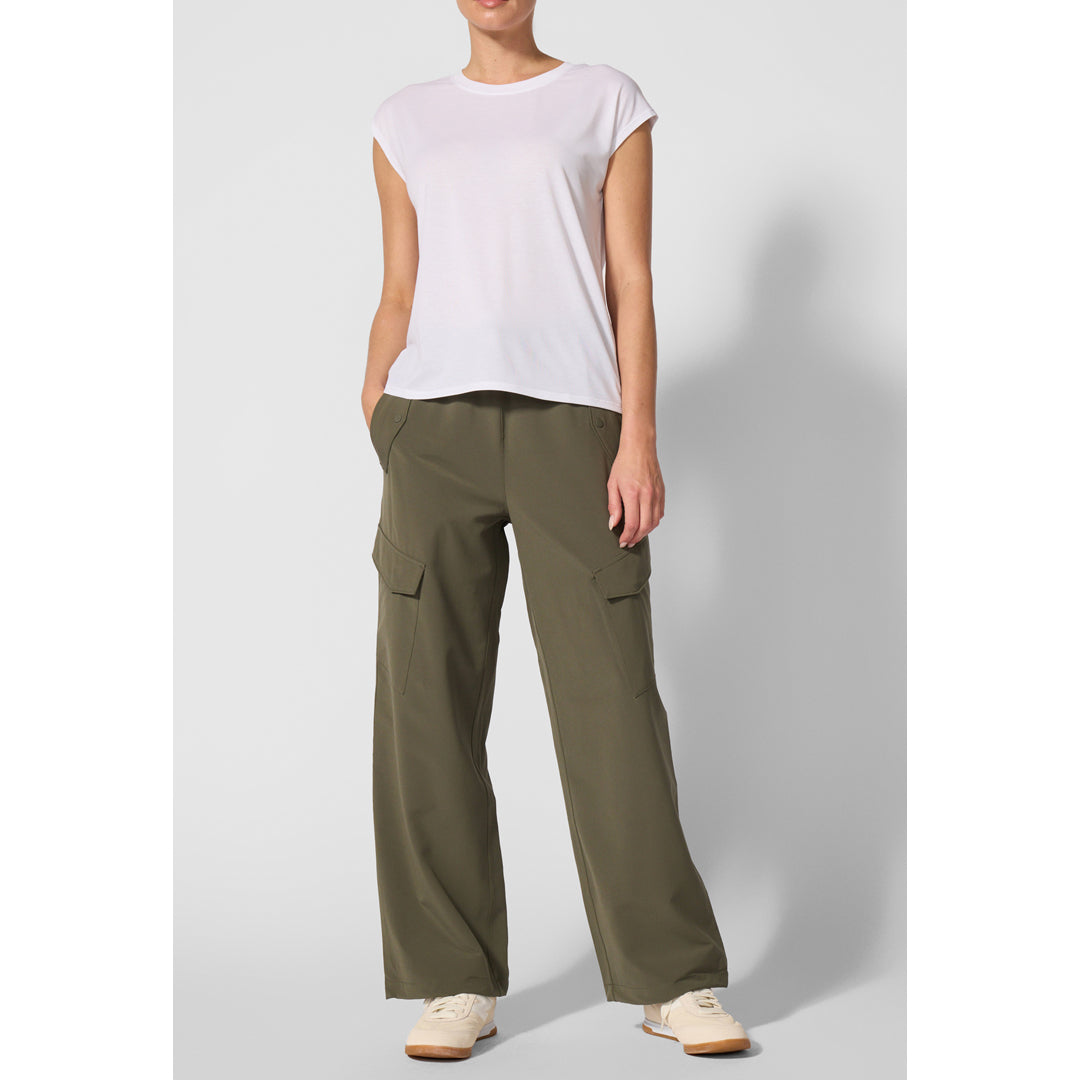 MPG Women's Dynamic Crew Short Sleeve Tee - White
