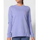 MPG Women's Cozy Fleece Side Pullover - Jacaranda