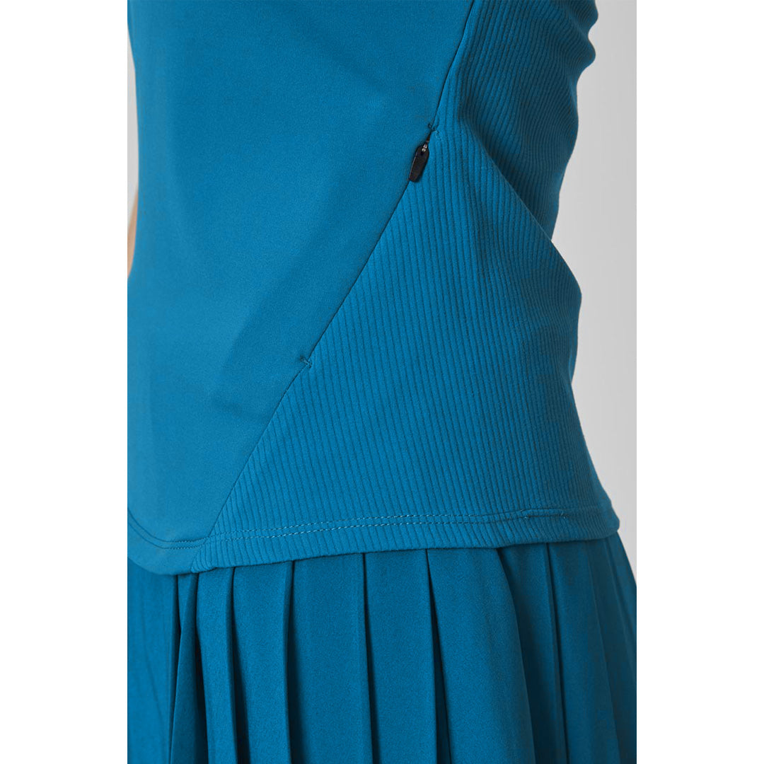 MPG Women's Vital Short Sleeve Polo - Moroccan Blue