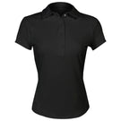 MPG Women's Vital Short Sleeve Polo - Black