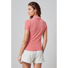 MPG Women's Vital Short Sleeve Polo - Strawberry Ice