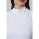 MPG Women's Vital Mock Neck Tank - Brilliant White