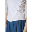 MPG Women's Vital Mock Neck Tank - Brilliant White