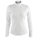 MPG Women's Vital Rib Full Zip Long Sleeve Jacket - Brilliant White