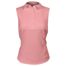 MPG Women's Club Sleeveless Polo - Strawberry Ice