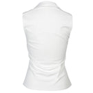 MPG Women's Club Sleeveless Polo - Brilliant White