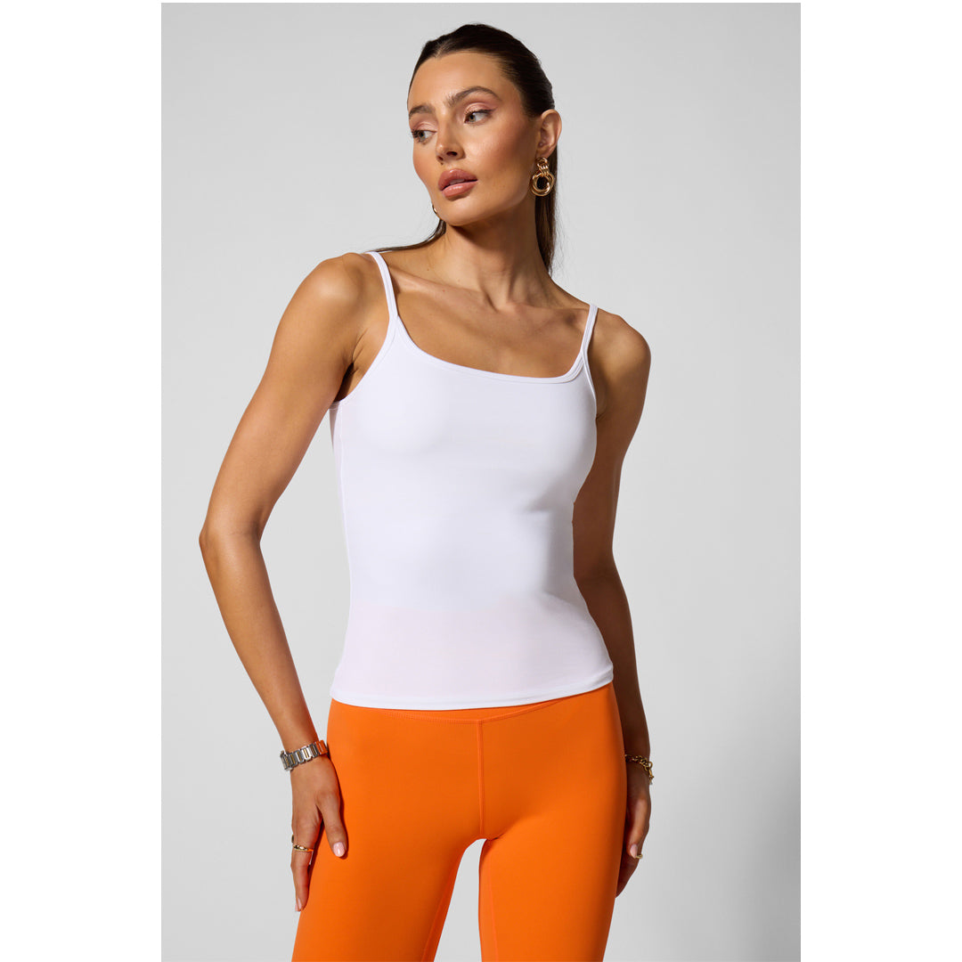 MPG Women's Cloud Strappy Tank - Brilliant White