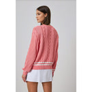 MPG Women's Club Sweater - Strawberry Ice/Brilliant White
