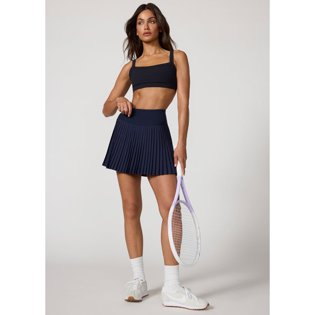 MPG Women's Club Micro Pleated Skort - Navy Blazer