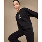 On Women's Club Crew Sweater - Black