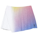 On Women's Court Side Pleat Skort - White/Indigo