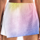 On Women's Court Side Pleat Skort - White/Indigo