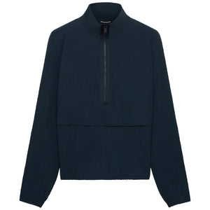 On Women's Courtside Eaze 1/2 Zip Jacket - Midnight