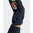 On Women's Courtside Eaze 1/2 Zip Jacket - Midnight