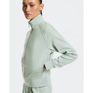 On Women's Courtside Full Zip - Mineral