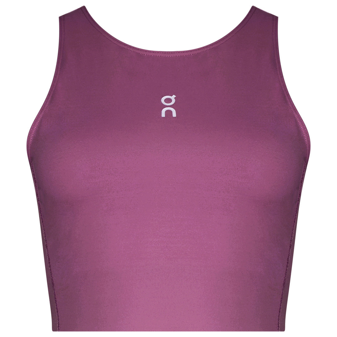 On Women's Court Crop Top - Cassis