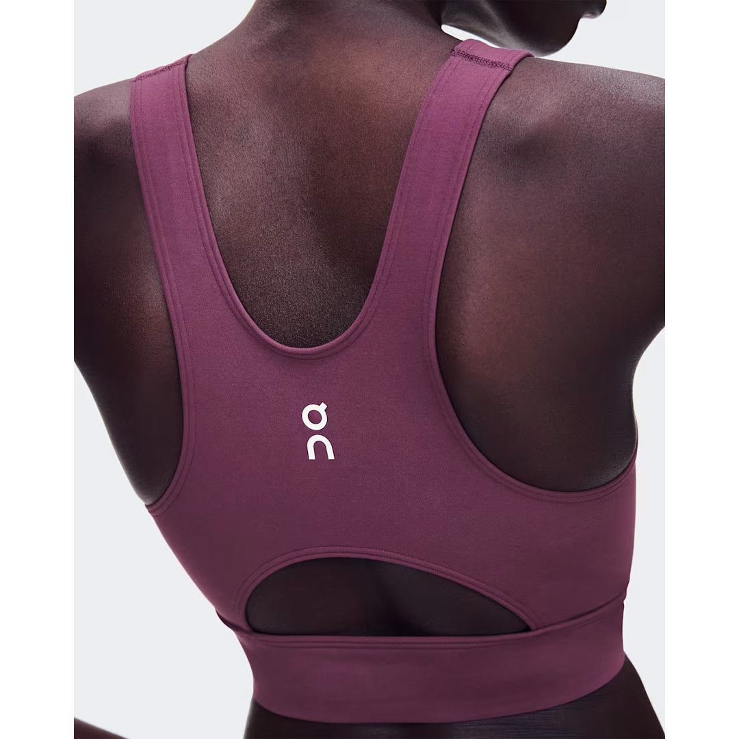 On Women's Court Crop Top - Cassis