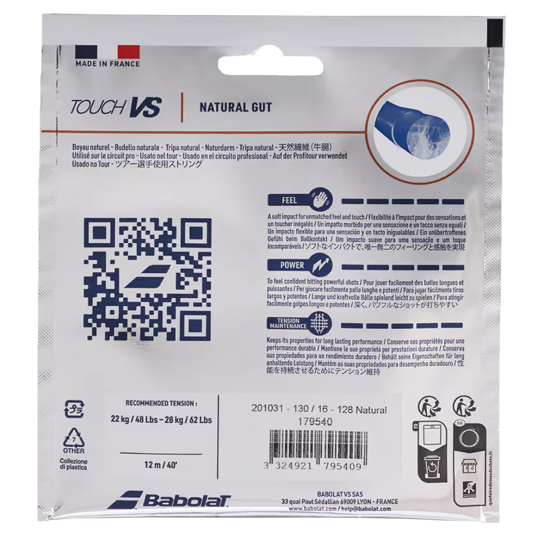 Babolat VS Touch - String Set – Merchant of Tennis – Canada's Experts