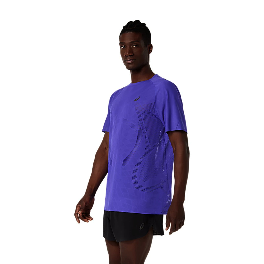 Asics Men's Metarun Short Sleeve Tee - Cobalt Burst