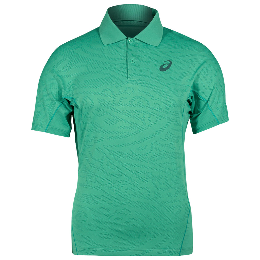 Asics Men's Match Jaquard Polo - Aurora Green