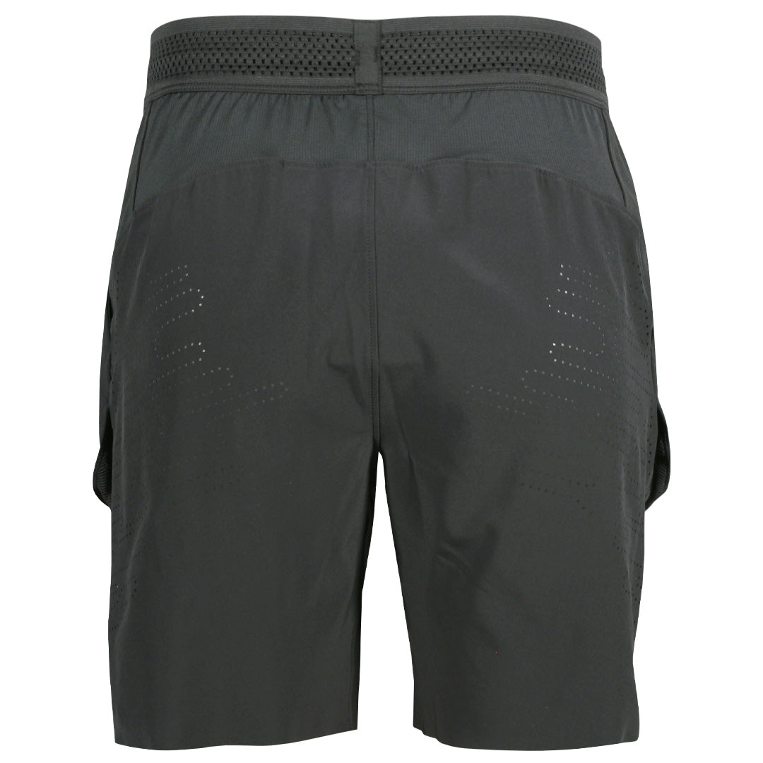Asics Men's Match Laser Cut 7" Short - Night Energy - Charcoal Grey