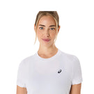 Asics Women's Court Short Sleeve Tee - Brilliant White