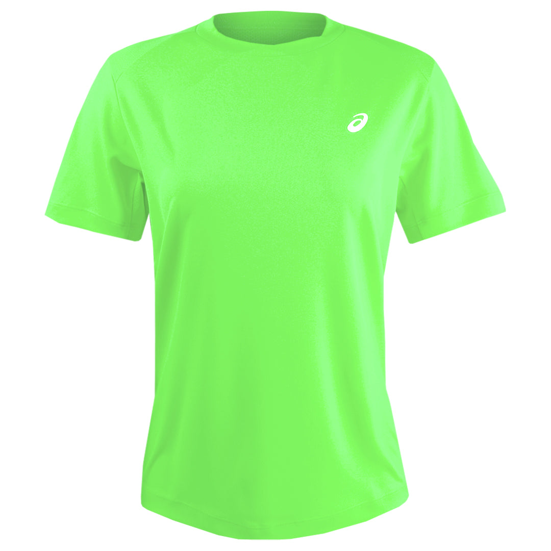Asics Women's Court Short Sleeve Tee - Illuminate Green