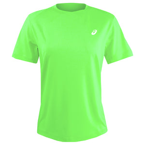 Asics Women's Court Short Sleeve Tee - Illuminate Green