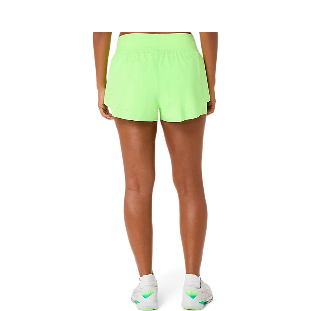 Asics Women's Match Laser Cut Short - Illuminate Green