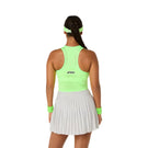 Asics Women's Match Jacquard Crop Top - Illuminate Green
