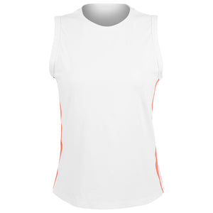 Sofibella Women's Style Icons Full Back Tank - White/Coral