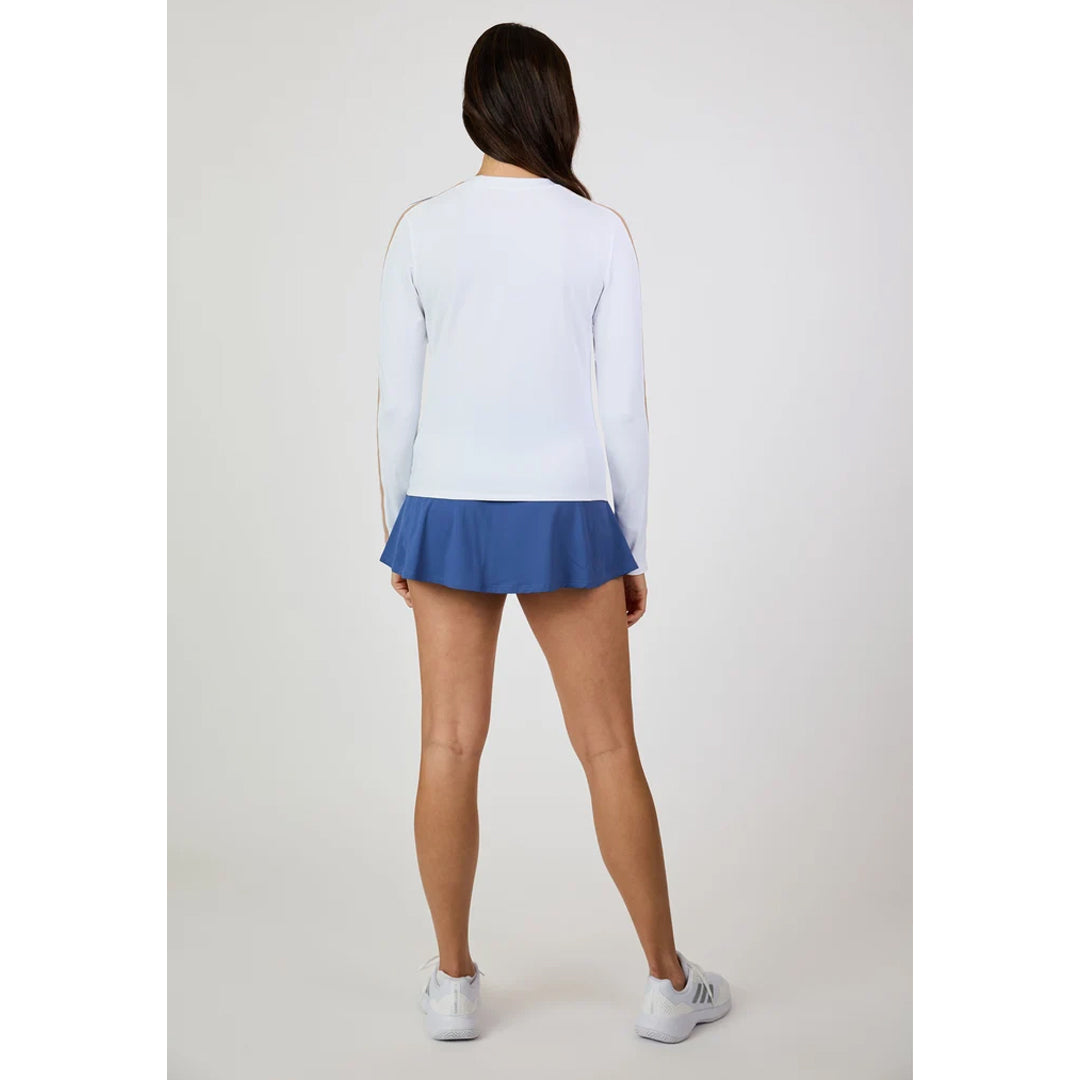 Sofibella Women's Style Icons Performance Long Sleeve - White/Twilight