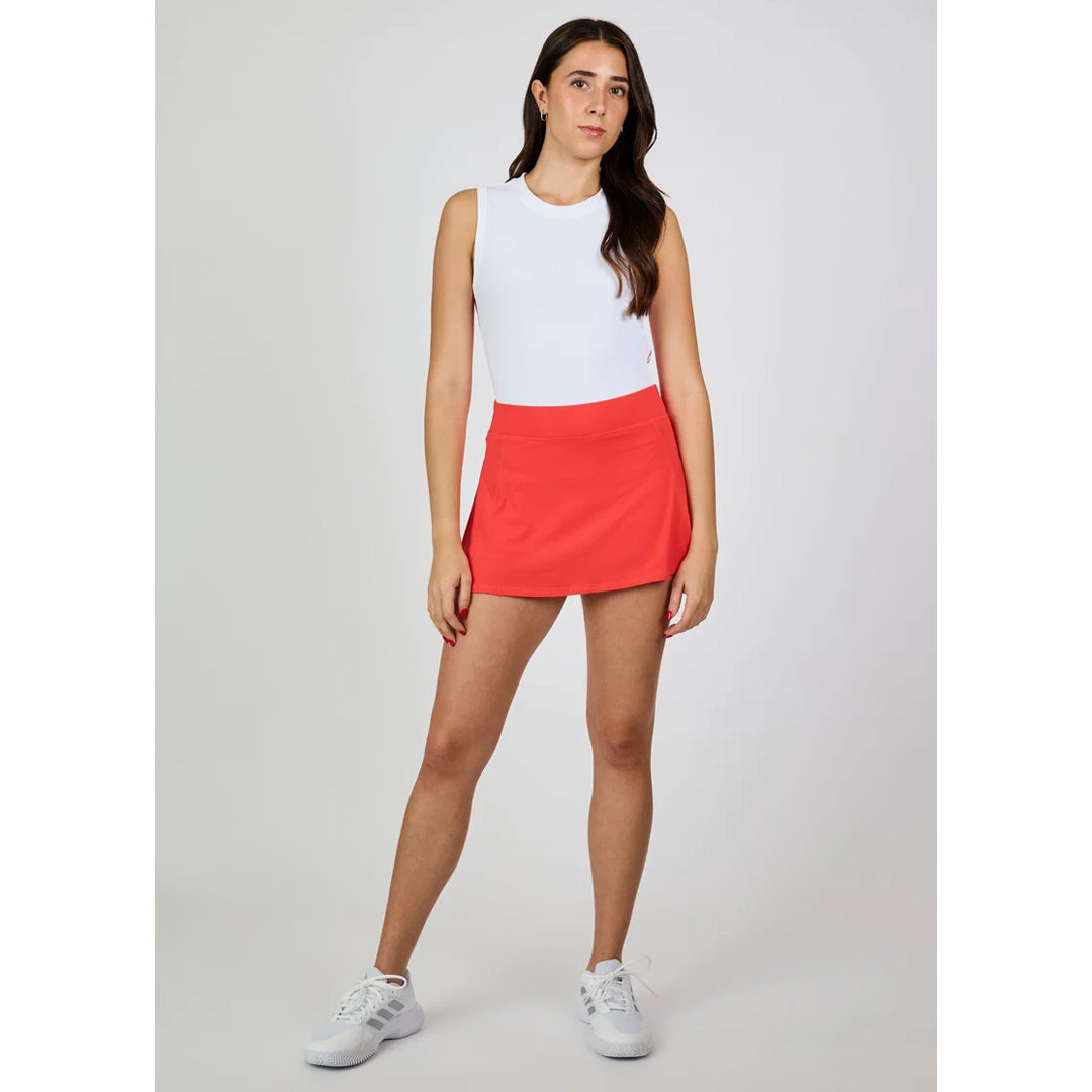 Sofibella Women's Viva Hibiscus Flounce Skort - Hibiscus
