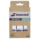 Babolat Pro Tour 2.0 Overgrip - 12 Pack - White