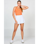 Sofibella Women's UV Staples 14" Skort - White