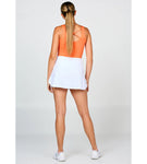 Sofibella Women's UV Staples 14" Skort - White