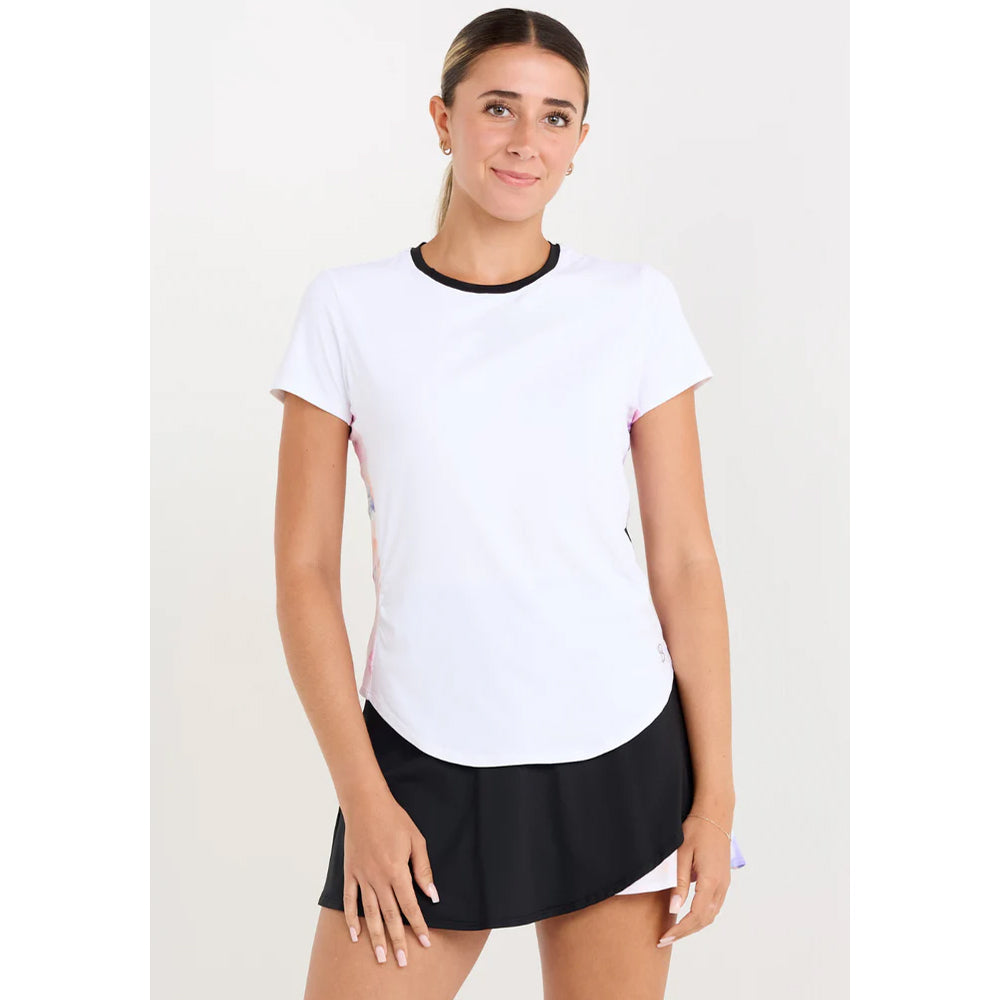 Sofibella Women's Flora Lux Short Sleeve - White