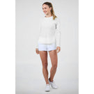 Sofibella Women's UV Colors Staples Mesh Long Sleeve - White