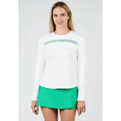 Sofibella Women's Green Spirit Longsleeve Top - White