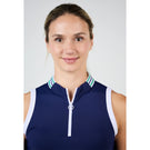 Sofibella Women's Green Spirit Tee Time Sleeveless Polo - Navy